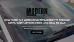 How Much Is A Windshield Replacement