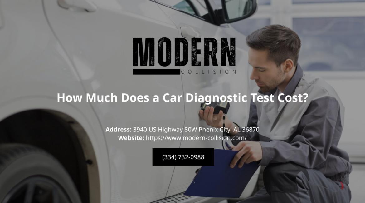 a man take Car-Diagnostic testing