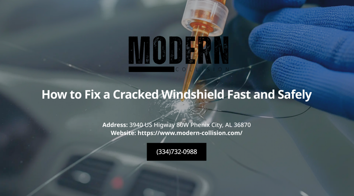 How to Fix a Cracked Windshield Fast and Safely