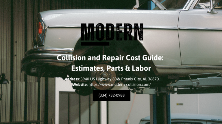 Collision and Repair Cost Guide: Estimates, Parts & Labor