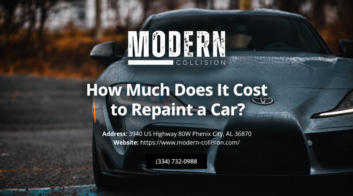 How Much Does It Cost to Repaint a Car