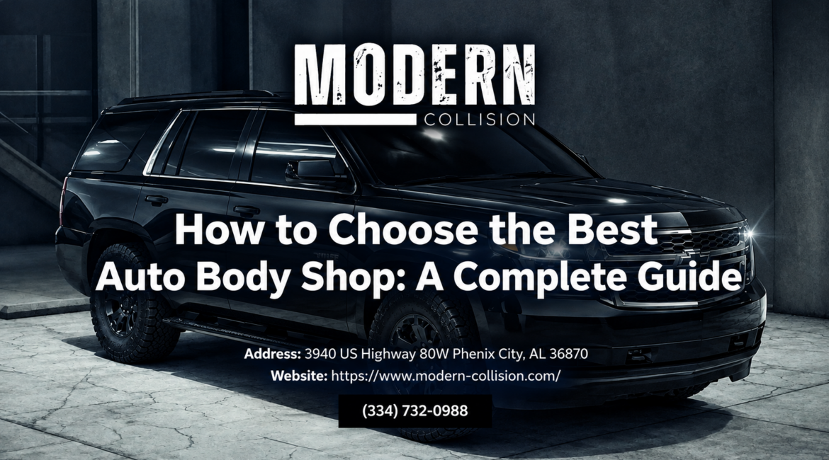 Choose the Best Auto Body Shop